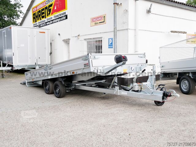 Släpvagn för tunga maskiner Hapert INDIGO HT2 3500kg 455x200x30cm Parabel