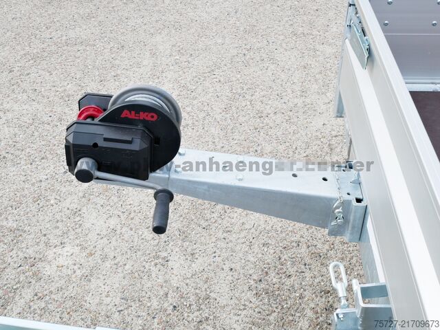 Släpvagn för tunga maskiner Hapert INDIGO HT2 3500kg 455x200x30cm Parabel