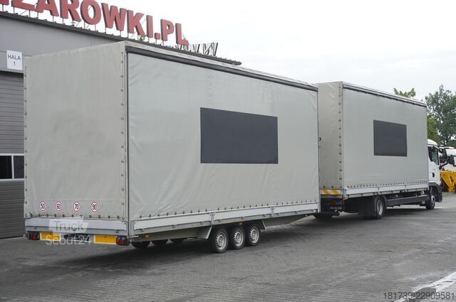 Sada plachiet man TGL 8.190 4×2 sleeper / 80 tho. km!!! /