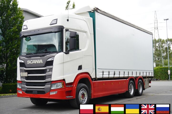 Prelată SCANIA R540 6x2 / Curtainsider 19 EPAL/ cap 16t