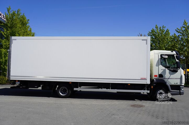 Beholder DAF LF 12.210 18-pallet container with tail