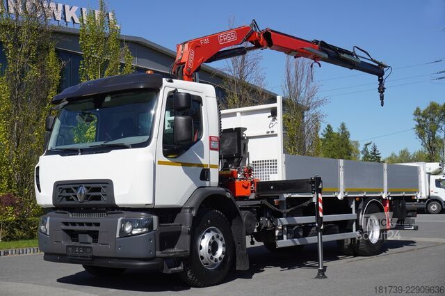 Platform med kran Renault C280 DTI 8 / HDS Fassi F135A.22 / remote