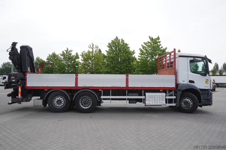 Платформа с краном Mercedes-Benz Mercedes-Benz Antos 2540 6×2-4 / HIAB