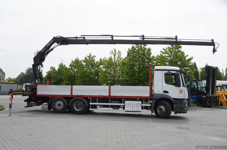 Платформа с краном Mercedes-Benz Mercedes-Benz Antos 2540 6×2-4 / HIAB