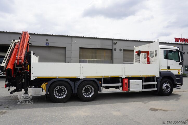 Platform med kran MAN TGS 26.420 6×4 / Fassi F215A.2.24