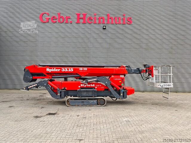 Ledad teleskopisk arbetsplattform Platform Basket Spider 33.15