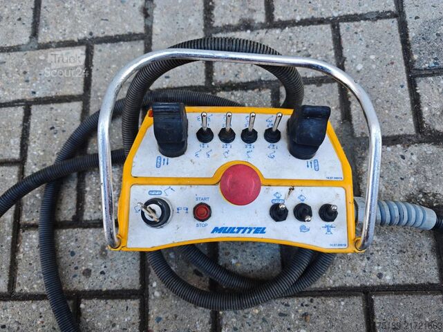 Plate-forme de travail télescopique articulée Multitel SMX 250 with trailer!