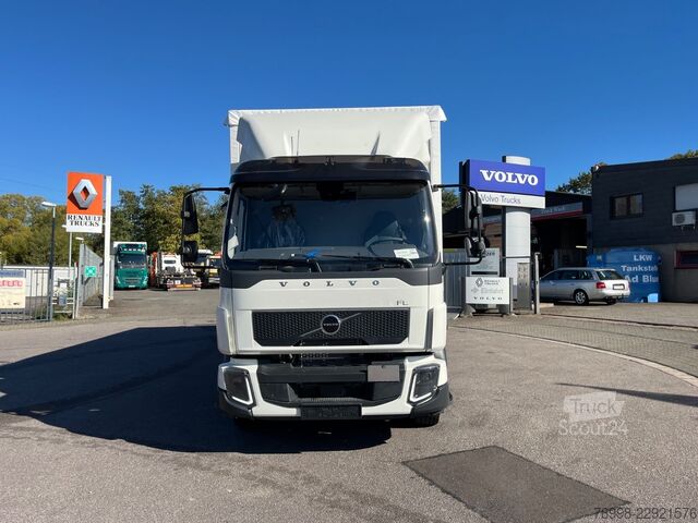 Flaklastbil med kapell VOLVO FL16.280 mit Junge Schiebeplane