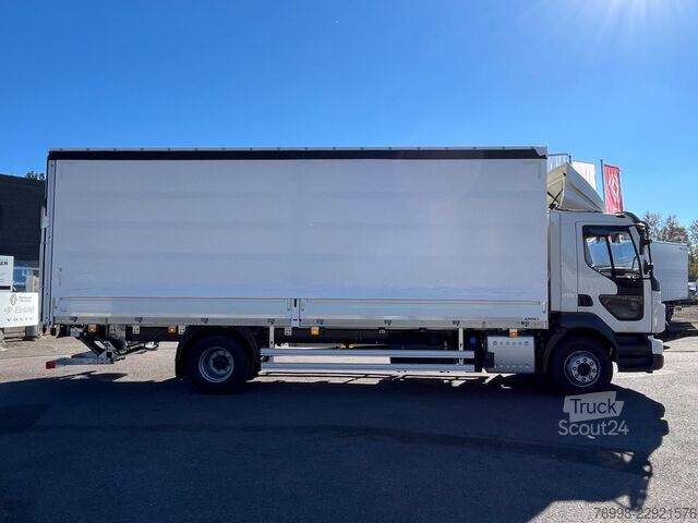 Flaklastbil med kapell VOLVO FL16.280 mit Junge Schiebeplane