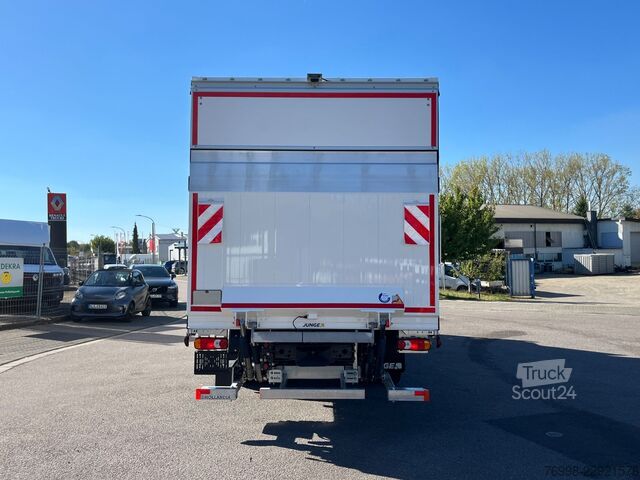Flaklastbil med kapell VOLVO FL16.280 mit Junge Schiebeplane