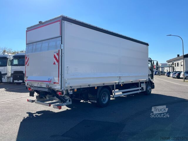 Flaklastbil med kapell VOLVO FL16.280 mit Junge Schiebeplane
