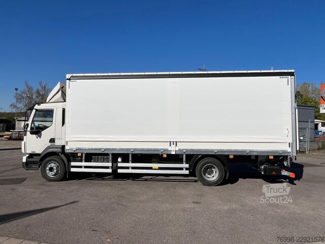 Flaklastbil med kapell VOLVO FL16.280 mit Junge Schiebeplane