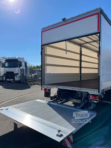 Flaklastbil med kapell VOLVO FL16.280 mit Junge Schiebeplane