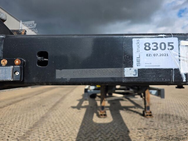 Návěs s výměnnou nástavbou KRONE SD | Teleskop | 11.035-12.640mm