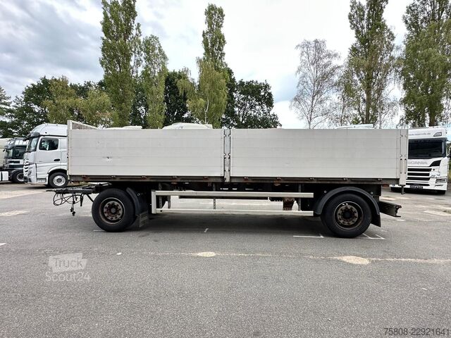 Avoperävaunu ACKERMANN-FRUEHAUF Baustoff 7,30m