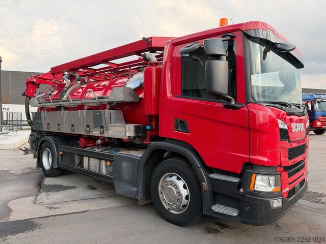 Saugwagen SCANIA P280 4x2 Simon Moos SLS1648 Combi