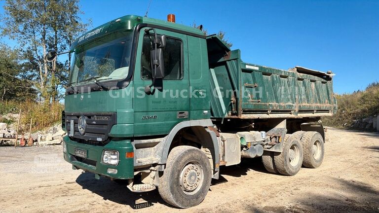 Kolmisivuinen kippiauto MERCEDES-BENZ Actros 3348 / 6X6 ALLRAD/Full Steel/ EPS 3 Pedal