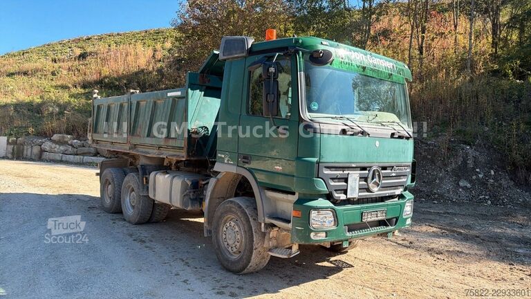Kolmisivuinen kippiauto MERCEDES-BENZ Actros 3348 / 6X6 ALLRAD/Full Steel/ EPS 3 Pedal
