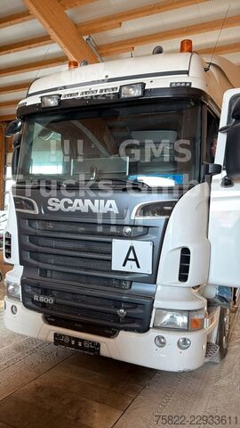 Roll-off-kippi kuorma-auto SCANIA R500 V8 / Manual / TOP ZUSTAND / German