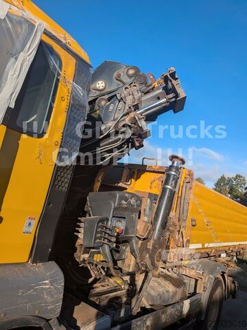 Kolmisivuinen kippiauto MAN TGS 26.440 / 6X4 / Manual / Hiab Kran 288