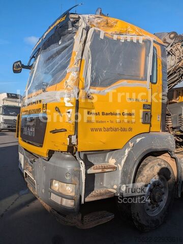 Kolmisivuinen kippiauto MAN TGS 26.440 / 6X4 / Manual / Hiab Kran 288