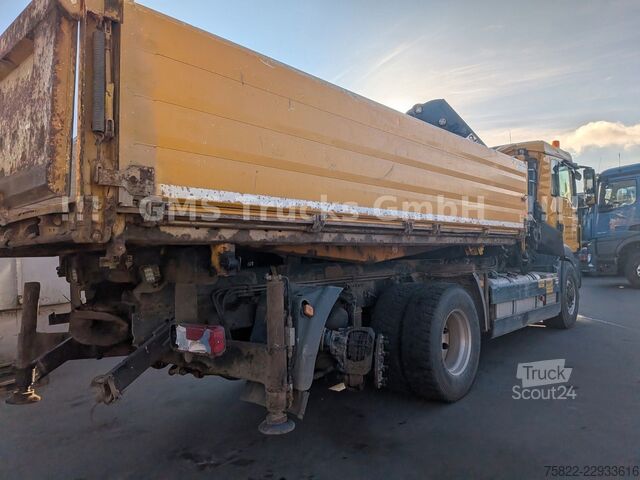 Kolmisivuinen kippiauto MAN TGS 26.440 / 6X4 / Manual / Hiab Kran 288