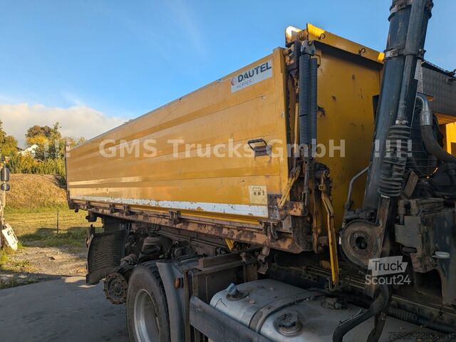 Kolmisivuinen kippiauto MAN TGS 26.440 / 6X4 / Manual / Hiab Kran 288