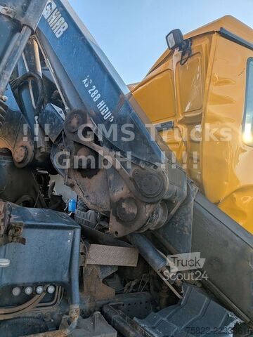 Kolmisivuinen kippiauto MAN TGS 26.440 / 6X4 / Manual / Hiab Kran 288