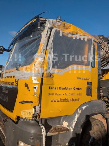 Kippiauto MAN TGS 26.440 / 6X4 / Manual / Hiab Kran 288
