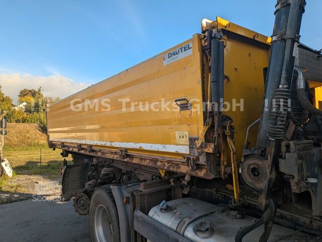 Kippiauto MAN TGS 26.440 / 6X4 / Manual / Hiab Kran 288