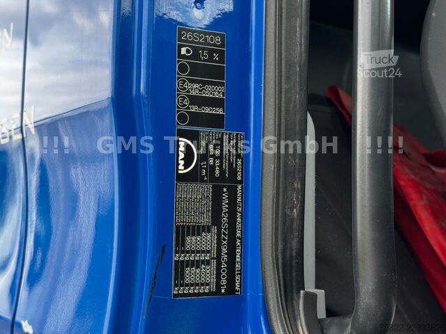 Kippiauto MAN TGS 33.480 / 6X4 / Mei BORDM /25m Kran Palfinger