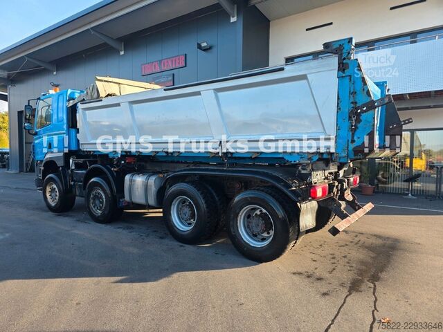 Kolmisivuinen kippiauto DAF CF 460 / 8X4 / BORDMATIK / Ret / Plane