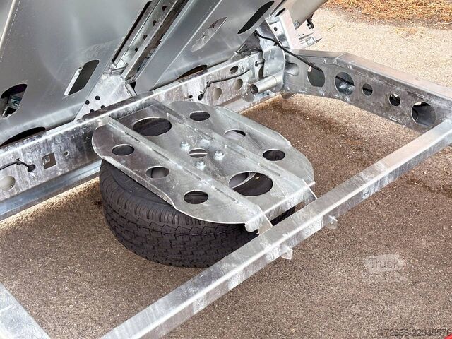 Atbulinis savivartis Brian James Trailers TIPPER 526-4020-35-3-12 | TRIDEM | PENDELKLAPPE 400X200X30CM 3500KG RÜCKWÄRTSKIPPER | SCHWARZ