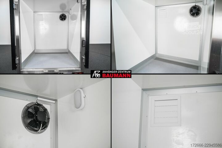šaldytuvas priekaba Andere BAUMANN ER 2.5 FREEZE | GRAU | 2X RÄUME 250X150X180CM 1500KG TIEFKÜHLANHÄNGER