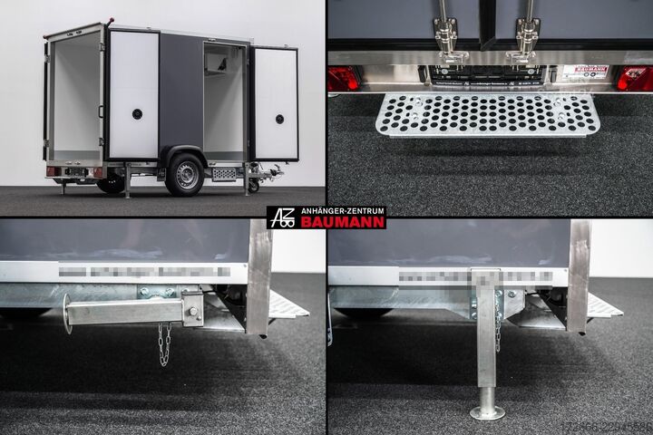 šaldytuvas priekaba Andere BAUMANN ER 2.5 FREEZE | GRAU | 2X RÄUME 250X150X180CM 1500KG TIEFKÜHLANHÄNGER