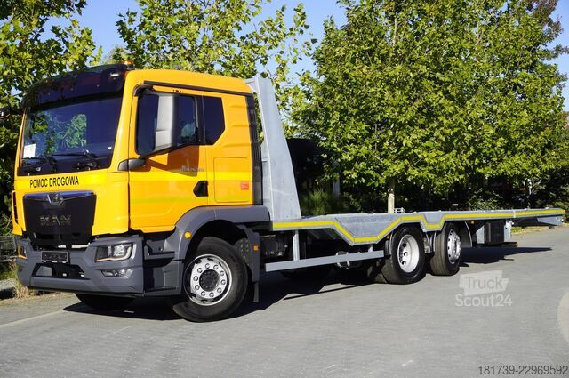 Lastebilkran MAN TGM 26.320 6×2-4/NEW platform tow truck