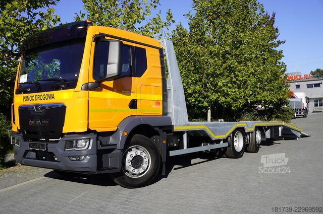 Lastebilkran MAN TGM 26.320 6×2-4/NEW platform tow truck