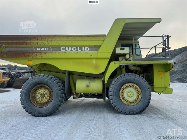 Véhicule à benne Euclid R40C Dump Truck WATCH VIDEO