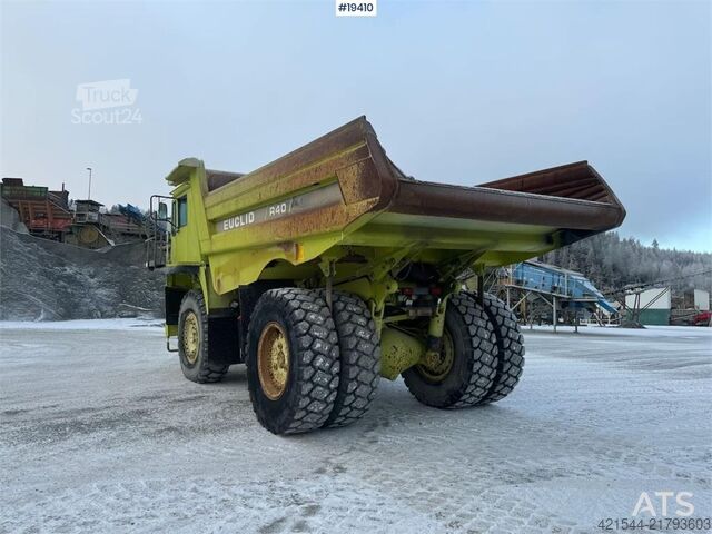 Véhicule à benne Euclid R40C Dump Truck WATCH VIDEO