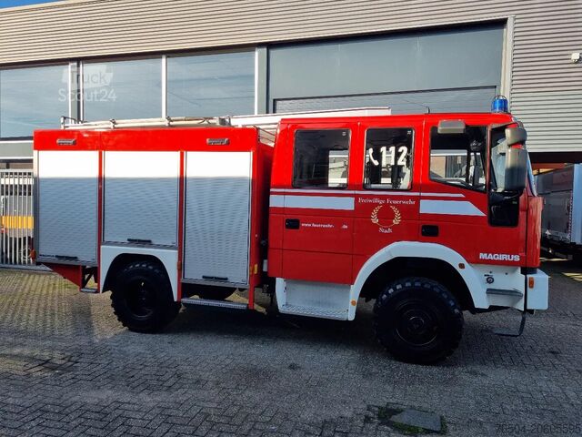 Véhicule de lutte contre les incendies Iveco Magirus EUROFIRE/ 95E18 4x4 FIRETRUCK / EXPEDIT...