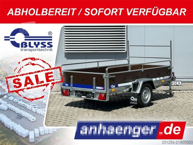 Rimorchio per auto Blyss Holzanhänger Anhänger 750kgGG 250x130x37