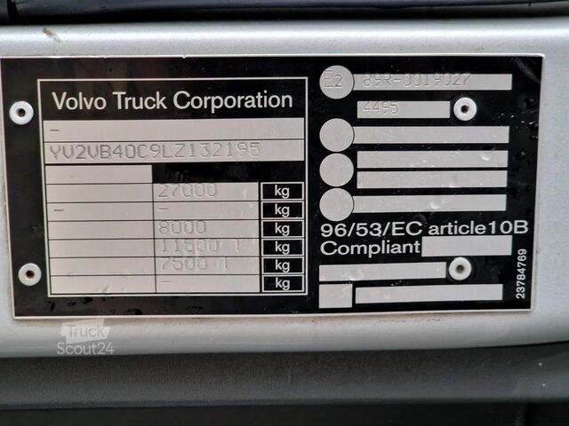 Sistemul BDF Volvo FE Electric - 6x2*4 - BDF - Ful air - 100% Elec...