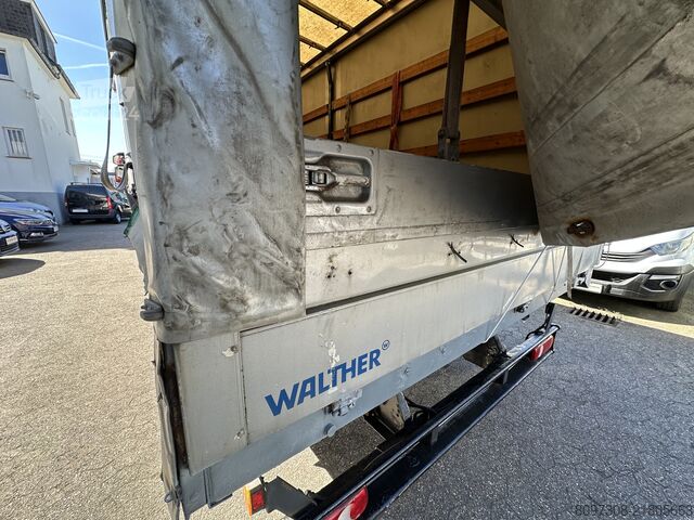 Gardinsidad skåpbil Iveco Eurocargo 80E22 Pritsche Plane  Automatik   TÜV