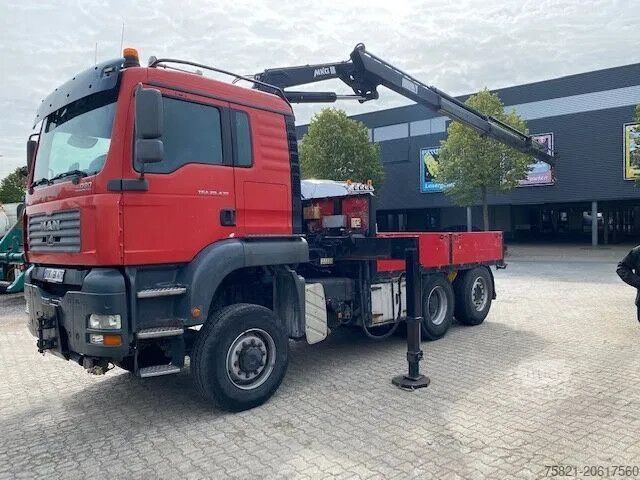 Camion cu macara MAN TGA 28.430 6x4 + MKG HLK 201 Crane