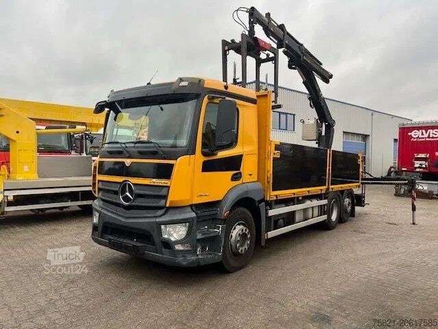 Camion cu macara Mercedes-Benz Antos 2540 + Hiab 133 K Pro Hipro