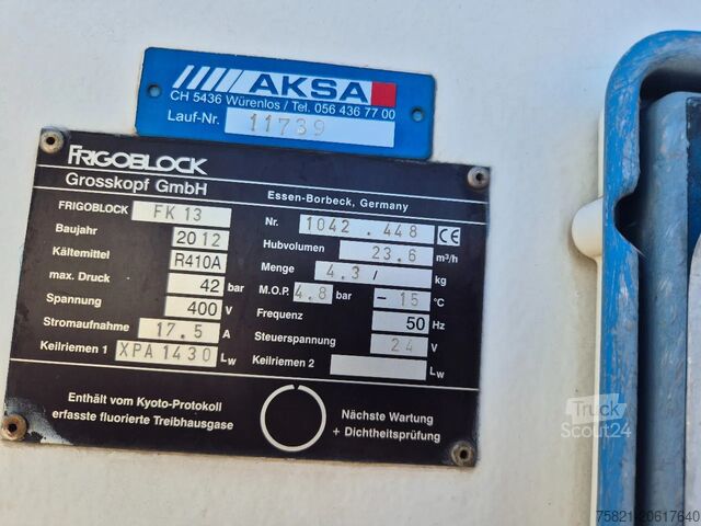 Transport réfrigéré/congélé Scania R410