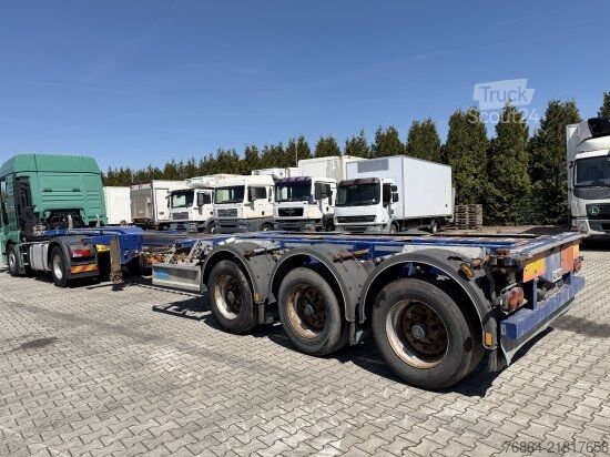 Değişebilir kasalı yarı römork D-Tec D-TEC VCC-01 CONTAINERCHASSI, MITTEL-UND HECKAUSSCHUB, LIFTACHSE,