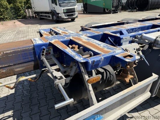 Değişebilir kasalı yarı römork D-Tec D-TEC VCC-01 CONTAINERCHASSI, MITTEL-UND HECKAUSSCHUB, LIFTACHSE,