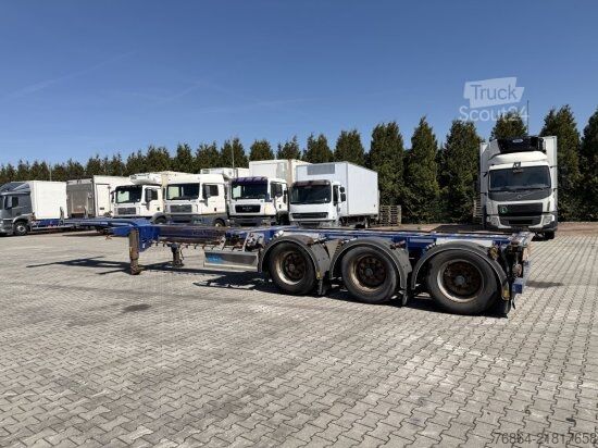 Değişebilir kasalı yarı römork D-Tec D-TEC VCC-01 CONTAINERCHASSI, MITTEL-UND HECKAUSSCHUB, LIFTACHSE,
