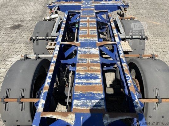 Değişebilir kasalı yarı römork D-Tec D-TEC VCC-01 CONTAINERCHASSI, MITTEL-UND HECKAUSSCHUB, LIFTACHSE,